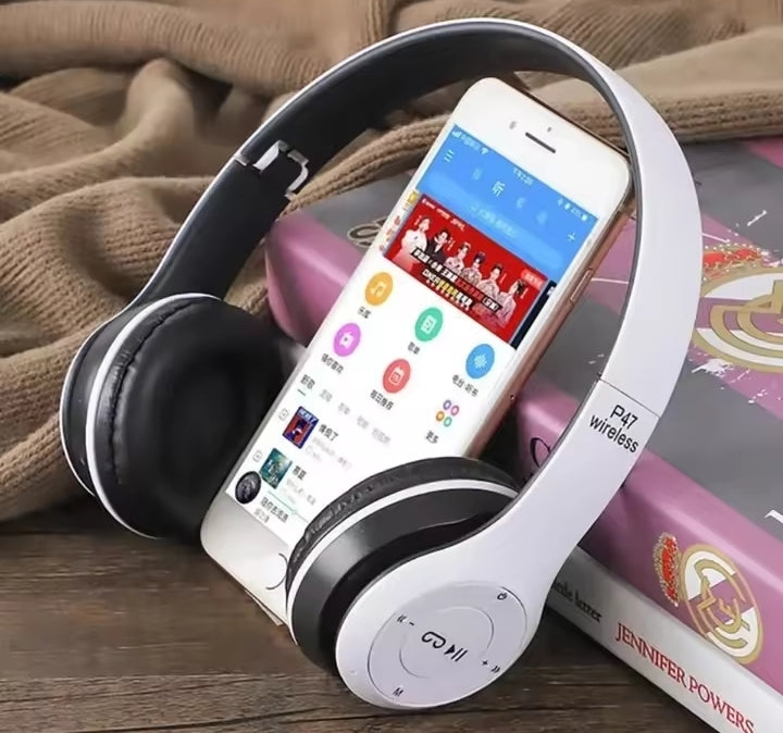 Casque Bluetooth sans fil _son puissant & pliabl